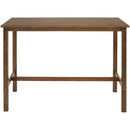 Sunnydaze Arnold Counter-Height Dining Table - Weathered Oak Finish