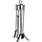 Sunnydaze 5-Piece Steel Fireplace Tool Set with Stand