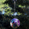 Sunnydaze Round Mosaic Glass Hanging Bird Feeder - 6"