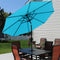 Sunnydaze Aluminum 9' Patio Umbrella with Tilt and Crank