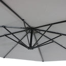 Sunnydaze 9.5' Offset Outdoor Patio Umbrella with Crank