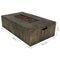 Sunnydaze Rustic Faux Wood Outdoor Propane Gas Fire Pit Coffee Table - 48"