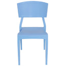 Sunnydaze Elmott Indoor/Outdoor Plastic Patio Dining Chair