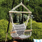 Sunnydaze Outdoor Hammock Chair with Armrests - Contrasting Stripes