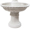 Sunnydaze 3-Tier Outdoor Water Fountain with Fruit Top - White - 52" H