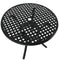 Sunnydaze Black Cast Aluminum Round Dining Table - 33"