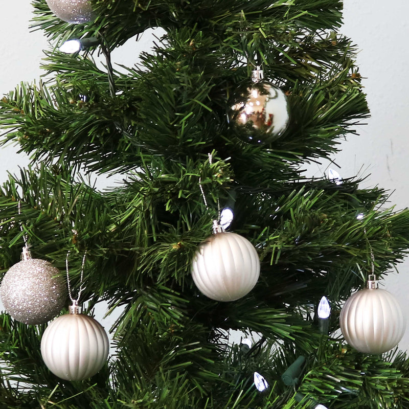 silver christmas ball ornaments