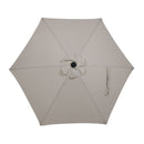 Sunnydaze 7.5' Aluminum Patio Umbrella with Tilt and Crank