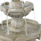 Sunnydaze 3-Tier Outdoor Water Fountain with Pump - 48" H