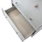Sunnydaze Vertical Beadboard Dresser with 5 Drawers - Gray - 43.5" H