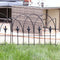 Single Bayonne-style fence panel placed in grass