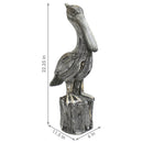 Sunnydaze Pelican's Perch Outdoor Garden Statue - 22"