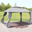 Sunnydaze 10' x13' Gazebo with Screens and Privacy Walls