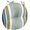 Sunnydaze Polyester Round Bistro Chair Cushions - Set of 2