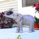 Sunnydaze Elijah the Excellent Elephant Indoor/Outdoor Statue - 24"