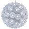 Sunnydaze 5" Lighted Hanging Ball Ornament with 5mm Wide Angle Bulbs