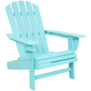Sunnydaze All-Weather Outdoor Adirondack Chair with Drink Holder