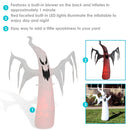 Sunnydaze Inflatable Halloween Decoration - 58" Spooky Glowing Ghost