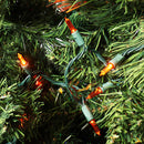 orange christmas tree string lights