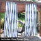 Sunnydaze Designer Eyelet Indoor/Outdoor Curtain Panels - 52" x 108"