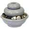 Sunnydaze Smooth Cascade Ceramic Indoor Tabletop Water Fountain - 7-Inch