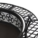Sunnydaze 40" Four Star Large Fire Pit Table with Spark Screen