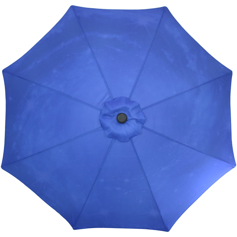 Sunnydaze 9' Market Outdoor Patio Umbrella with Modern Design
