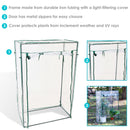 Sunnydaze Deluxe Potted Plant and Tomato Plant Greenhouse - Clear