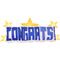 Sunnydaze Indoor/Outdoor Congrats Star Inflatable Decoration - 8-Foot