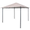 Sunnydaze 10 x 10 Foot Steel Gazebo with Weather-Resistant Fabric Top - Gray