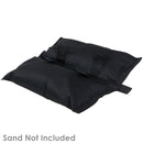 Sunnydaze Polyester Sandbag Canopy Weights - Set of 4 - Black