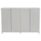 Sunnydaze Beadboard Double Dresser with 6 Drawers - Gray - 31.5"