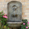 Sunnydaze Seaside Outdoor Wall Fountain with Electric Pump - 27" H