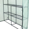 Sunnydaze Grandeur Walk-In Greenhouse with 4 Shelves for Outdoors - Green
