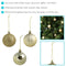 Sunnydaze 25ct 60mm Beautiful Baubles Shatterproof Christmas Ornaments