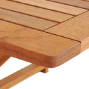 Sunnydaze Meranti Folding Balcony Railing Table