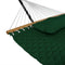 Sunnydaze Quilted Double Fabric 2-Person Hammock with Spreader Bars. Pillow and Stand