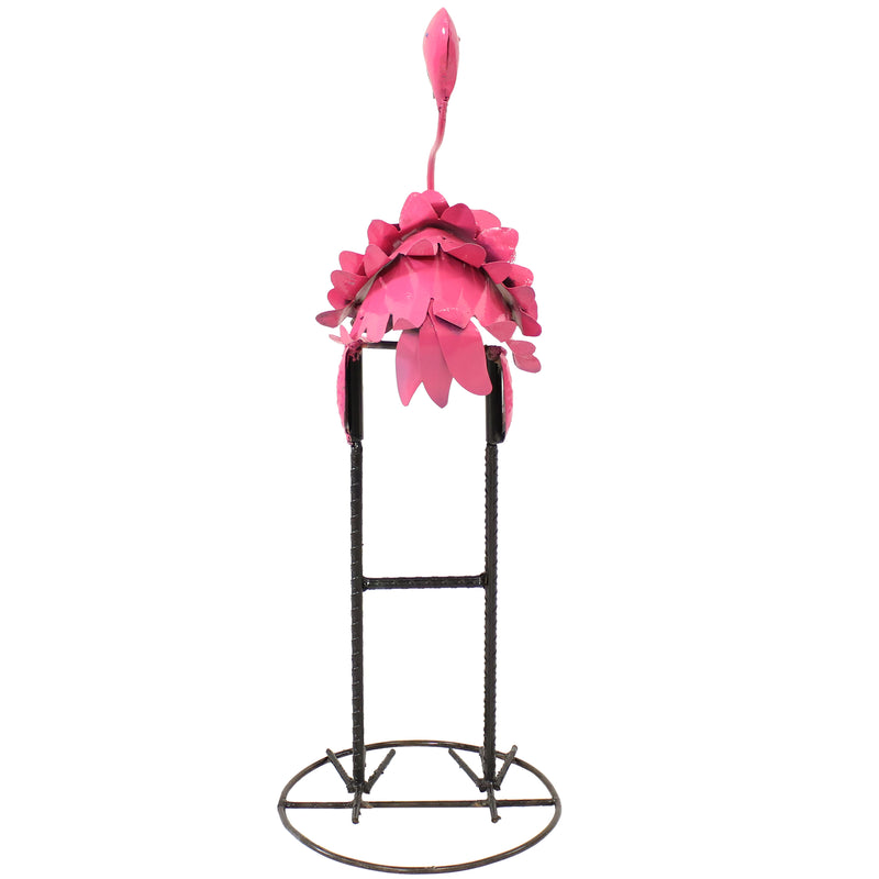Sunnydaze Indoor/Outdoor Metal Flamingo Statue - 24"