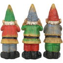 Sunnydaze 3 Wise Gnomes, Hear No Evil, Speak No Evil, See No Evil Set