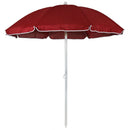 Sunnydaze Steel 5 Foot Beach Umbrella with Tilt Function
