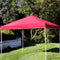 red 10'x10' pop up canopy fabric