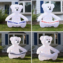 Sunnydaze Sprinkles the Inflatable Celebration Bear with 5 Banners - 6'