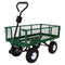 Sunnydaze Heavy-Duty Steel Dump Utility Garden Cart with Removable Sides, 660 Pound Capacity