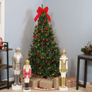 pre-lit artificial christmas tree with hinged branches