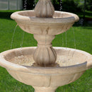 Sunnydaze 3-Tier Cornucopia Outdoor Water Fountain - 61" H