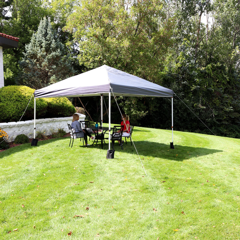 Sunnydaze Standard Pop-Up Canopy with Carry Bag and Sandbags