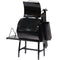 Mini barbecue grill statue and caddy with utensil and napkins holder.