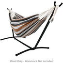 Sunnydaze Brazilian Portable Hammock Stand with Carrying Case - 400 Pound Capacity - Black
