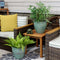 Sunnydaze Set of 2 Indoor/Outdoor Ocean Villa Ceramic Planters - 11.75"