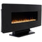 Sunnydaze Curved Wall-Mount or Freestanding Color-Changing Fireplace